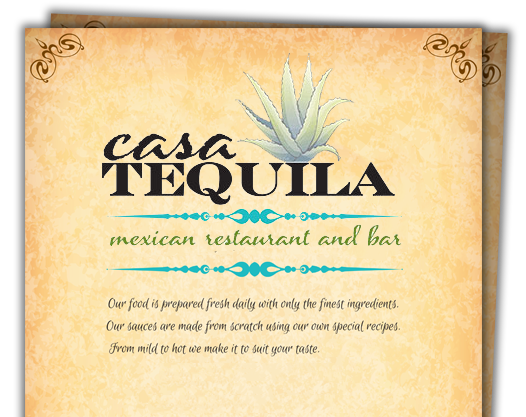 Casa Tequila Menu